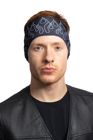 Black on Black Flames (No Gems) EZ Bandz Soaker Series