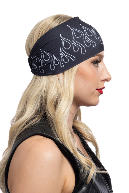 Black on Black Flames (No Gems) EZ Bandz Soaker Series