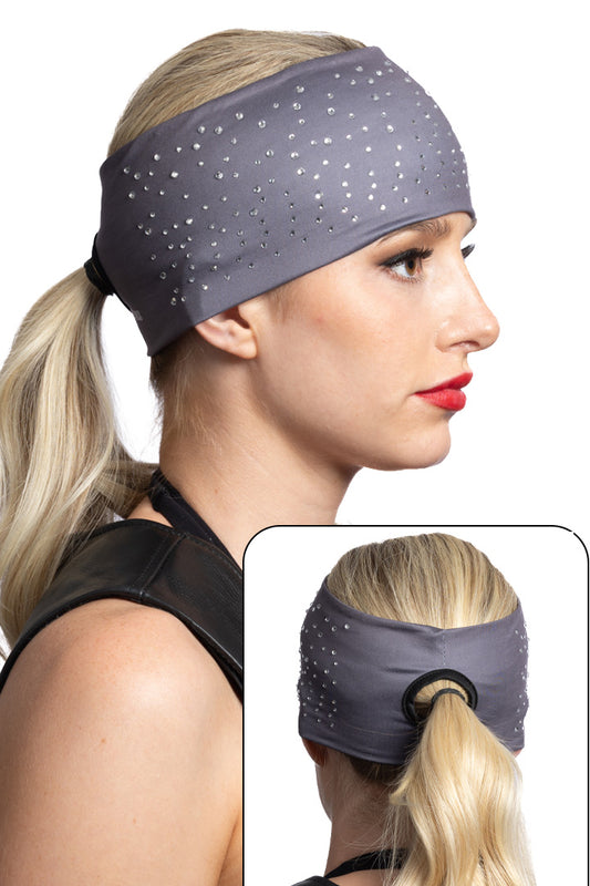 Gray Starry Night Ponytail EZ Bandz