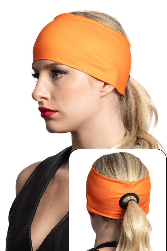 Solid Orange Ponytail EZ Bandz