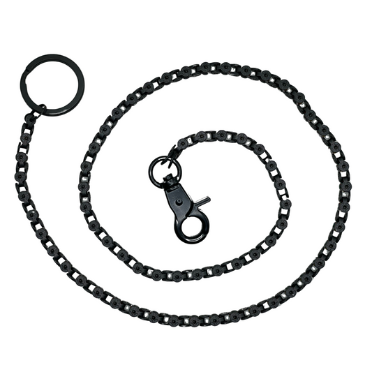 28" Black Matte Stainless Steel Box Bike Chain