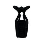 4.75" Black Velvet Jaw Clip Pack of 3