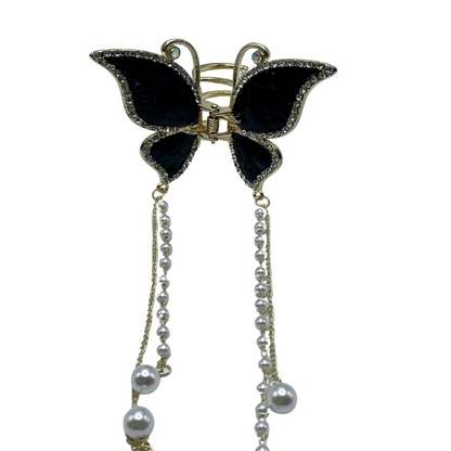 1" Bling Butterfly Jaw Clip Pack of 2