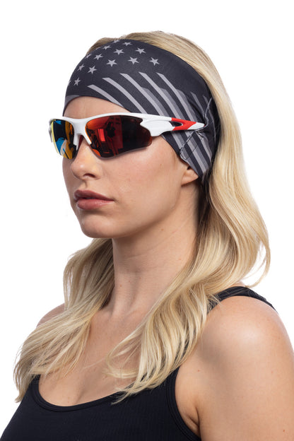 Gray Patriotic Shades Headband