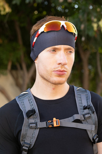 Solid Black Shades Headband