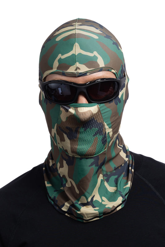 Green Camo Shades Balaclava Soaker Weight