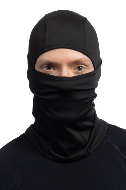 Solid Black Multi-Functional Balaclava Light Weight
