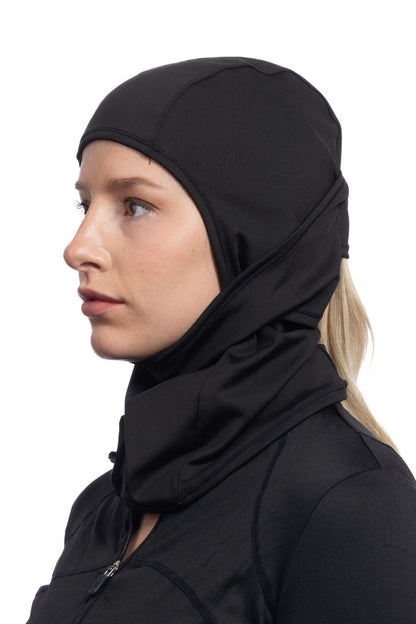 Solid Black Multi-Functional Balaclava Light Weight