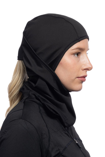 Solid Black Multi-Functional Balaclava Light Weight