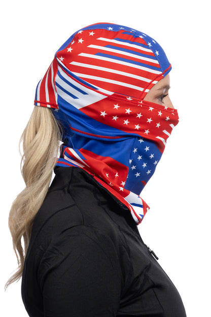 Patriotic Multi-Functional Balaclava Light Weight