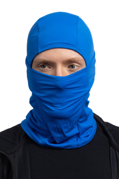Solid Blue Multi-Functional Balaclava Winter Weight