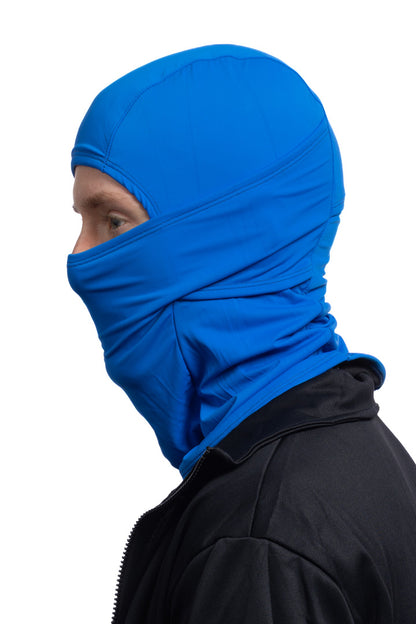Solid Blue Multi-Functional Balaclava Winter Weight