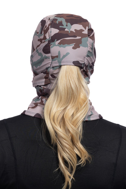 Brown Camo Multi-Functional Balaclava Winter Weight