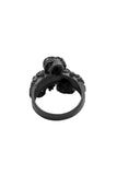 No Evil Skulls Ring