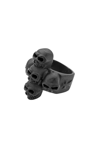 Stacked Skulls Ring