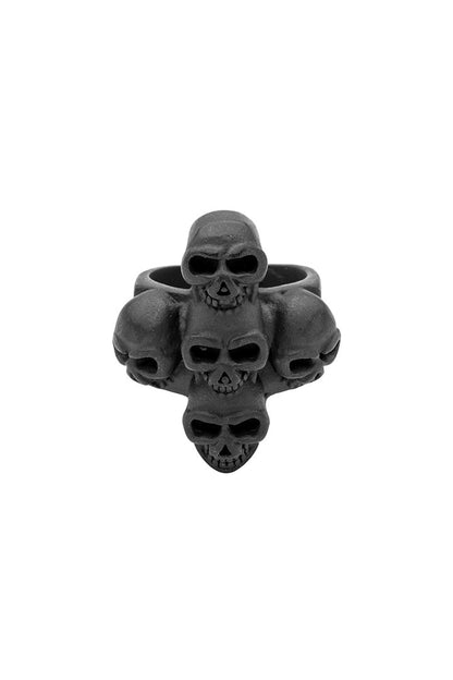 Stacked Skulls Ring