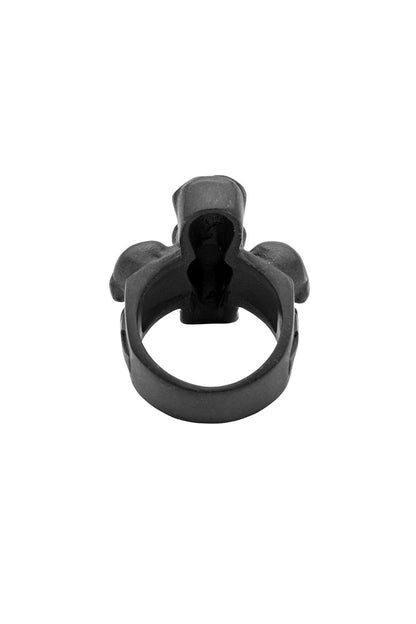 Stacked Skulls Ring