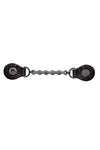 Plain Matte Black Bike Chain 7.5" Women's Vest Extender