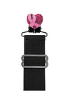 Cancer Awareness w/Gems Boot Stirrup Set