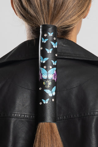 Turquoise Butterflies w/Gems Hair Glove®