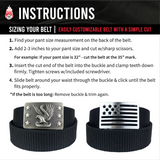 Nylon Belt w/USA Flag Buckle