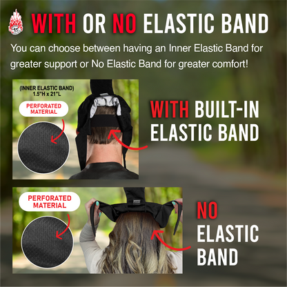 Live to Ride Eagle Perforated Full-Head Wrap (NO Elastic Band)