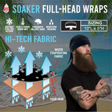 Patriotic Soaker Full-Head Wrap
