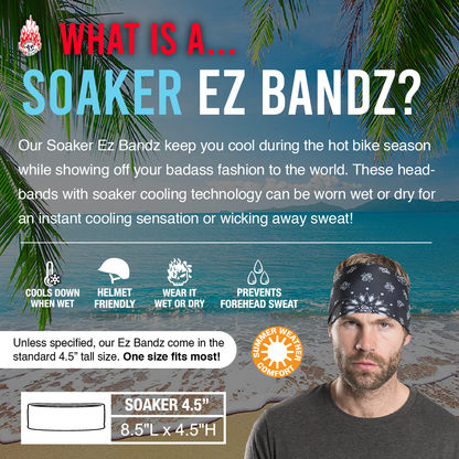 Skulls w/Gems Ez Bandz Soaker Series