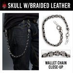 27" Dual Braided Wallet Chain