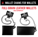 28" Matte Stainless Steel Wallet Chain