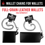 24" Hand Made Braided Leather Wallet Chain