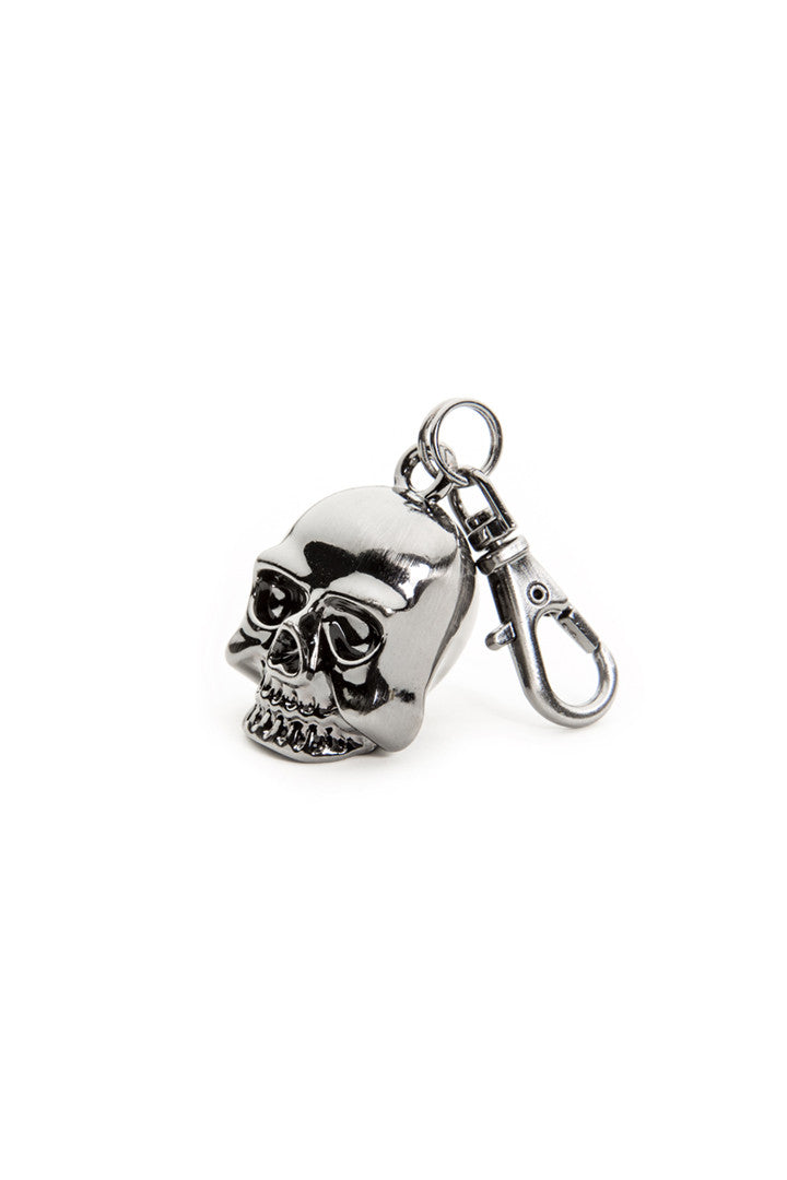Chrome Skull Head Zipper Pull – Hair Glove