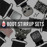 BAD TO THE BONE Boot Stirrup Set