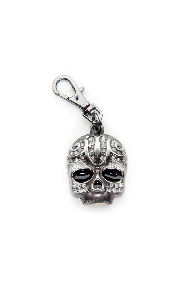 Zipper Pull, Skull Zipper Pull,Zipper Pull Charm, Zipper Pulls for Purses,  Skull Charm, Key Chain,Zipper Pull, Perfect for Necklaces, Bracelets