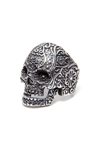  - Stainless Steel Ring - Sugar Skull Ring - 1