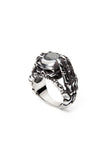  - Stainless Steel Ring - Black Zircon Skull Claws Ring - 5
