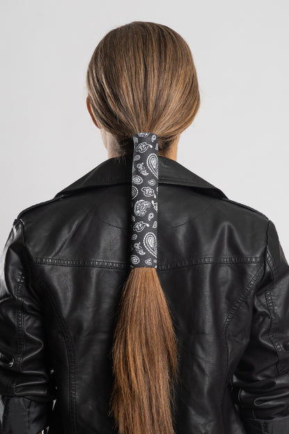 Neoprene B&W Paisley - Original Hair Glove®