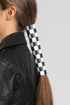 Neoprene Checkered Race Flag Hair GloveÂ®