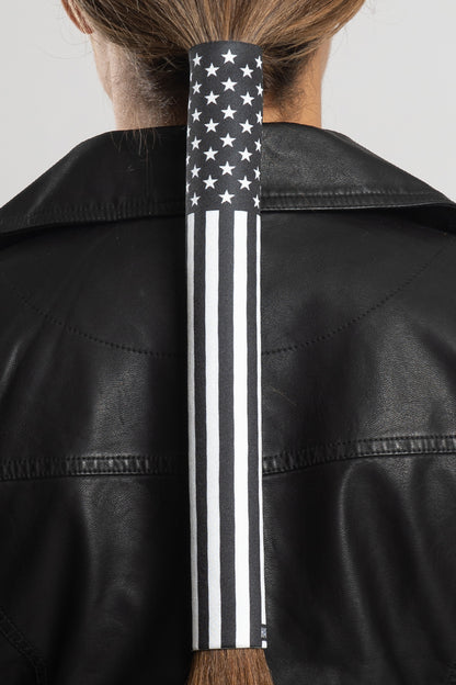 Neoprene 12" B&W American Flag - Original Hair Glove®