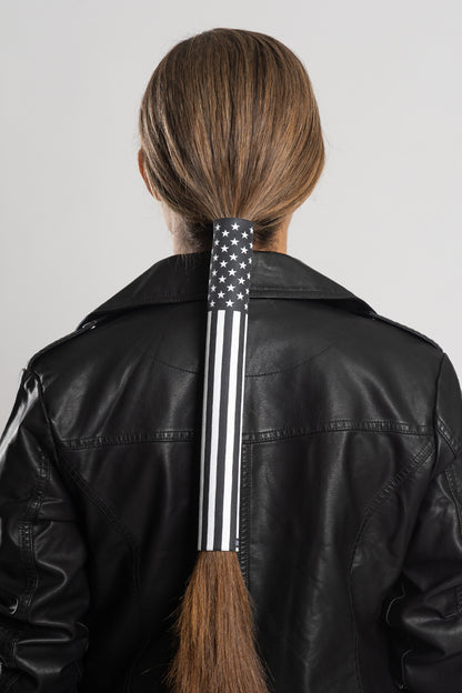 Neoprene 12" B&W American Flag - Original Hair Glove®