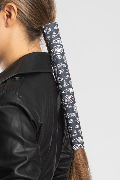 12" Neoprene B&W Paisley - Original Hair Glove®