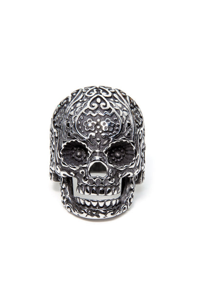  - Stainless Steel Ring - Sugar Skull Ring - 2
