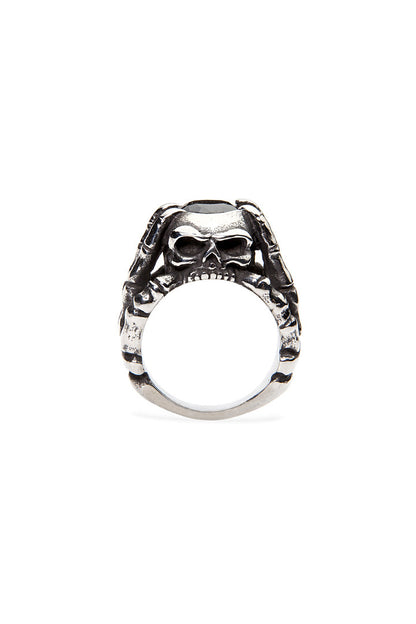  - Stainless Steel Ring - Black Zircon Skull Claws Ring - 2