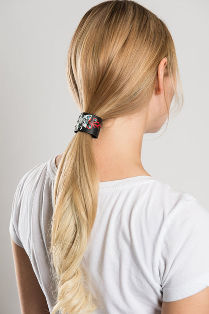 1.25" Set Debossed Heart & Tribal Butterfly - Original Hair Glove®