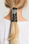 Tribal Heart Herringbone Cut-out w/Gems Hair Glove®