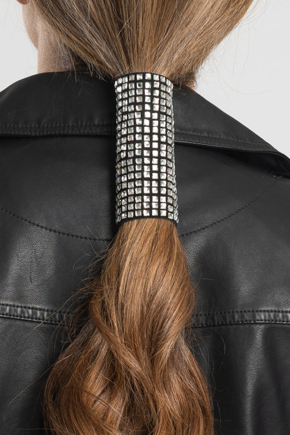 All-Over Super Bling-Black Suede - Original Hair Glove®