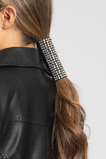 All-Over Super Bling-Black Suede - Original Hair Glove®