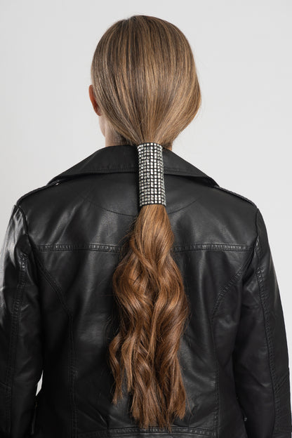 All-Over Super Bling-Black Suede - Original Hair Glove®