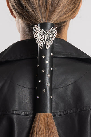 Metal Butterfly & Rhinestones Hair Glove®