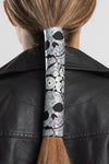 Neoprene w/Skull Paisley (No Gem Stones) Hair GloveÂ®